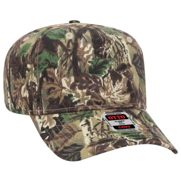 OTTO CAP Camouflage 5 Panel Mid Profile Style Cap Thumbnail